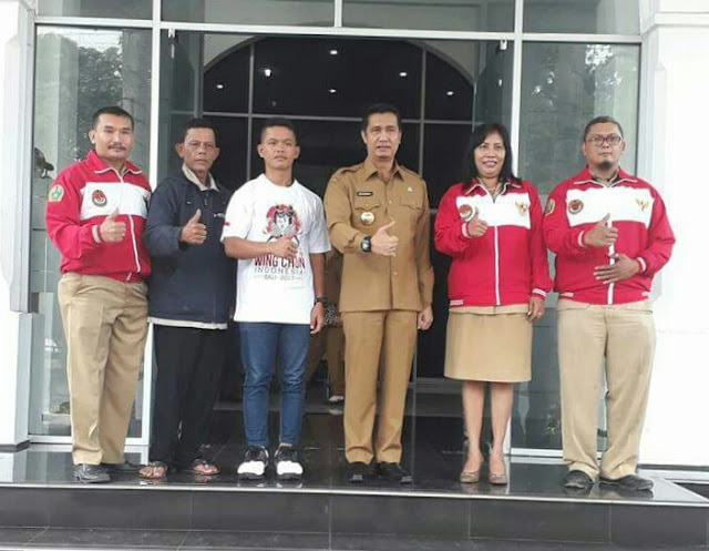 Diberangkatkan Walikota Siantar, Ini 22 Orang Kontingen Sumut Turnamen Wing Chun di Bali