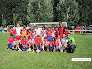 Alevines del Sporting y del Barcelona (D). Peñas del Real Madrid y F.C. . (img )