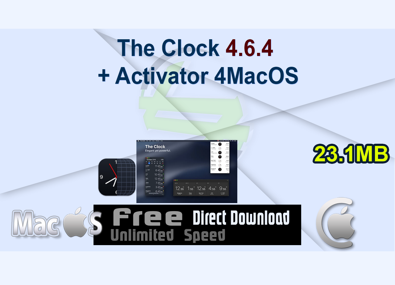 The Clock 4.6.4 + Activator 4MacOS