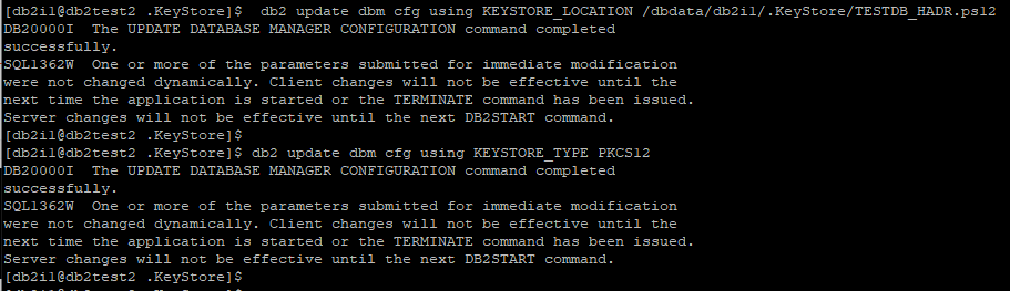 Update DBM Parameter on Standby