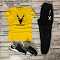 TRACKSUIT - Yellow & Black Summer Printed - Soft and Comfortable Fabric 