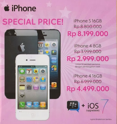 Harga Smartphone iPhone di Indocomtech 2013