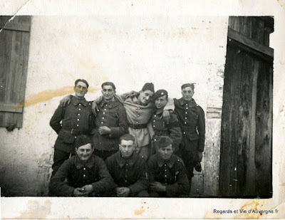 photos anciennes militaires en groupe