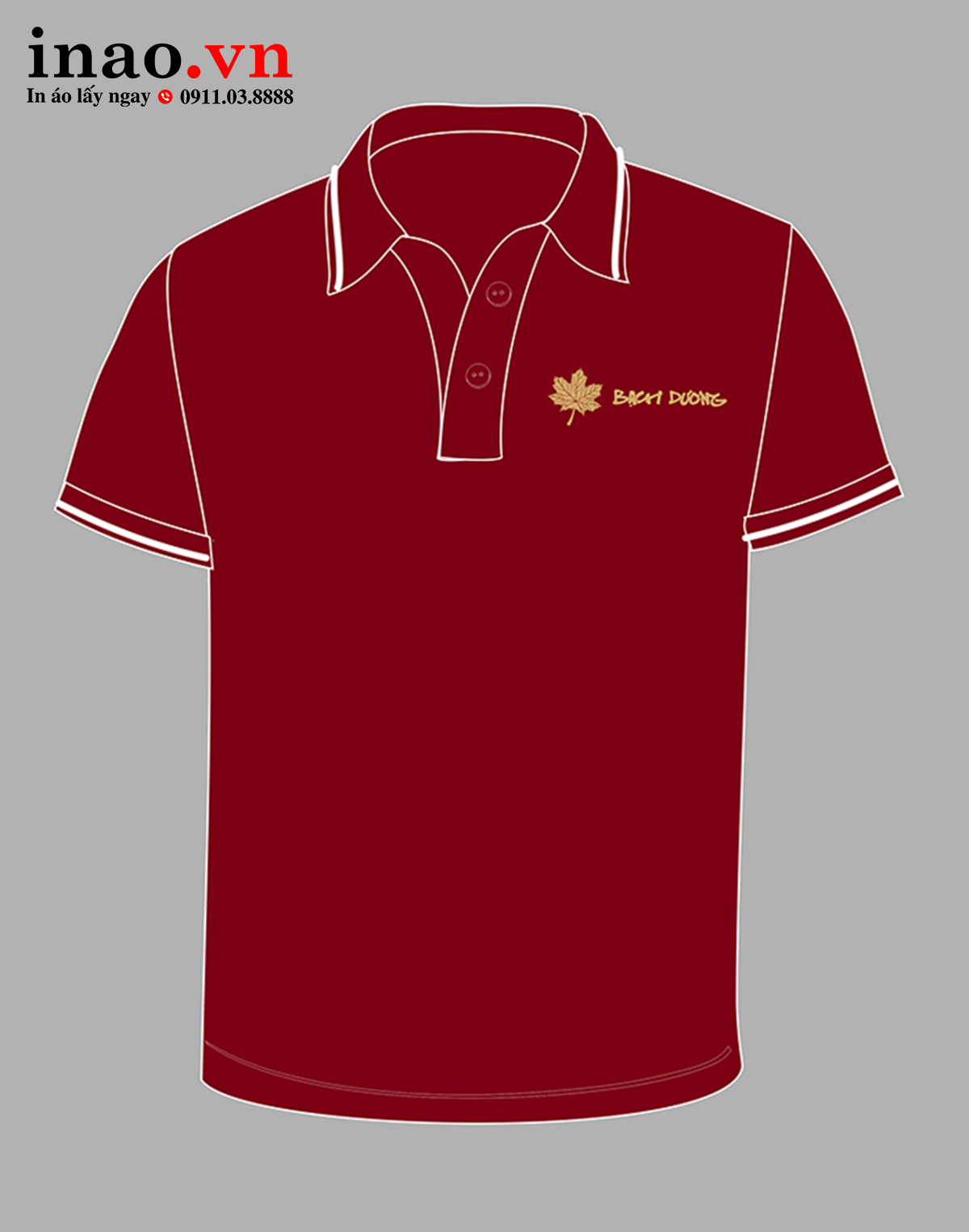 In áo phông đồng phục Bạch Dương