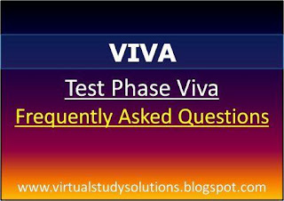 Test Phase VIVA Frequently Asked Question