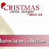 Christmas Cute Saree-Saree's For Holiday Season-Red Exclusive Sari Designs For Ladies at Christmas 2013-2014