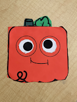 Spookley the Square Pumpkin craft for kindergarten