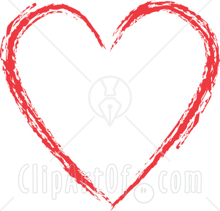 For a cuter design, you can choose to have a heart outline with the flag