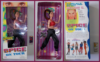 Baby Spice; Cool Britannia; Debut Album Spice; Emma Bunton; English Pop Group; Galoob Doll; Galoob Figure; Galoob Spice Girl; Geri Halliwell; Ginger Spice; Girl band; Girl Power; Mel B; Mel C; Melanie Brown; Melanie Chisholm; Posh Spice; Scary Spice; Simon Fuller; Spice Girls; Spice World; Spiceworld; Sporty Spice; Top of the Pops; Union Jack Dress; Victoria Adams; Victoria Beckham; Victoria Caroline Adams; Virgin Records; Wannabe; Youth Culture;