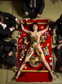 Japanese Nyotaimori (Naked Body Sushi)