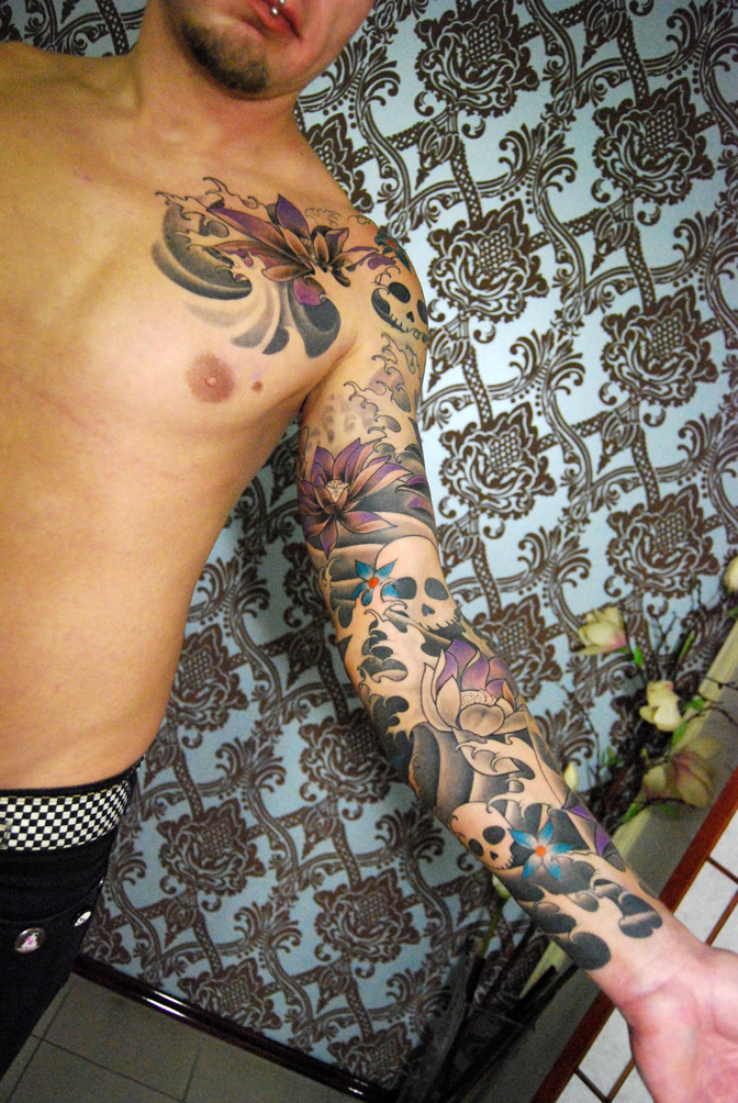 Half sleeve tattoo for men