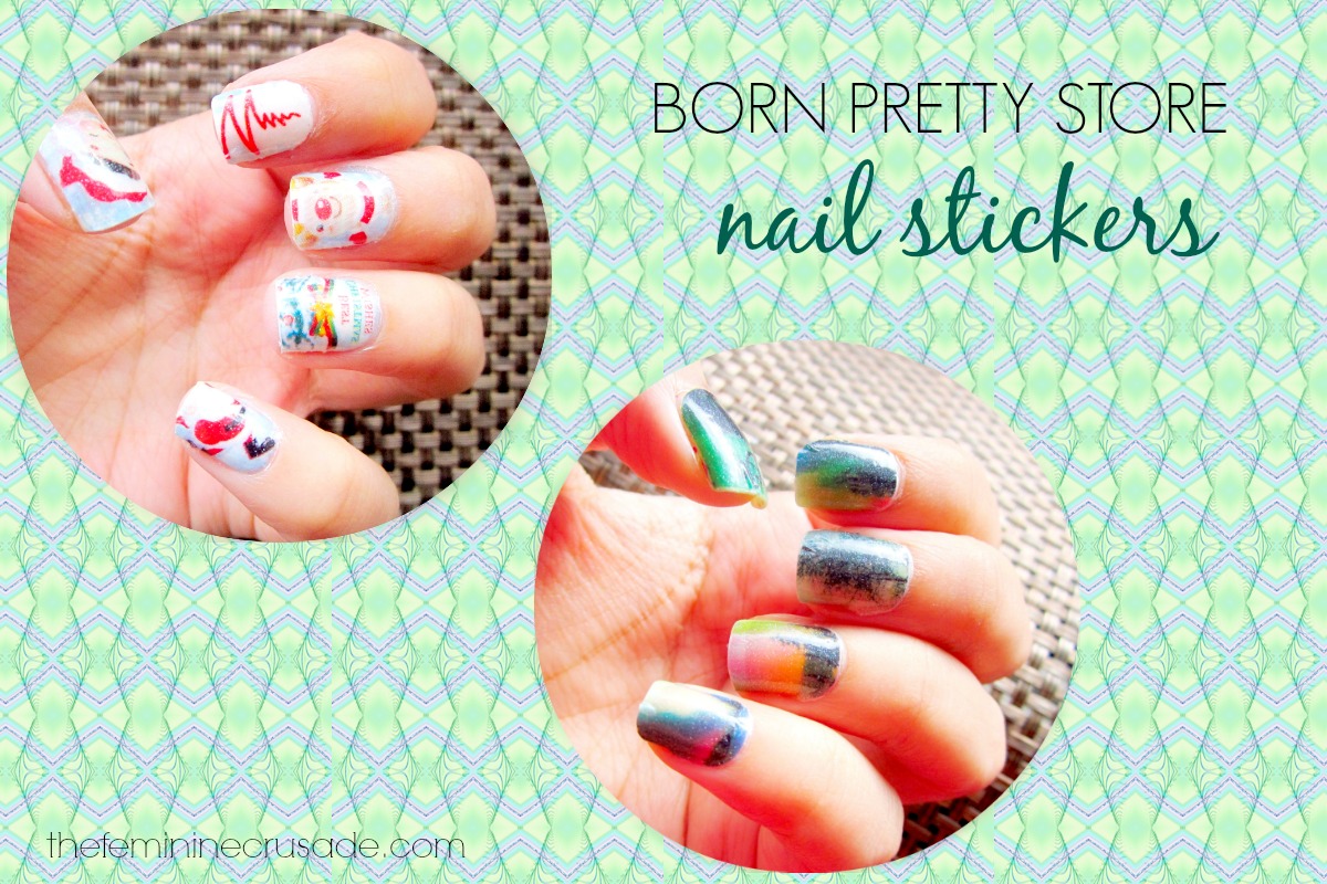 Born Pretty Store Glow-in-Dark Nail Stickers