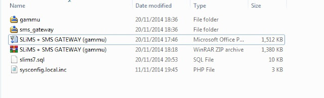 Installasi Modul SMS Gateway Pada SLiMS 