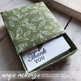 By Angie McKenzie for Stampin' Dreams Blog Hop; Click READ or VISIT to go to my blog for details! Featuring: my favorite Stampin' Up! Designer Series Paper (DSP), Magnolia Lane DSP, Detailed Trio Punch; #stampinupdsp  #magnolialanedsp #magnoliabloomsstampset #cardtechniques #bloghops #3dprojects #minicardbox #magnolialaneribboncombo