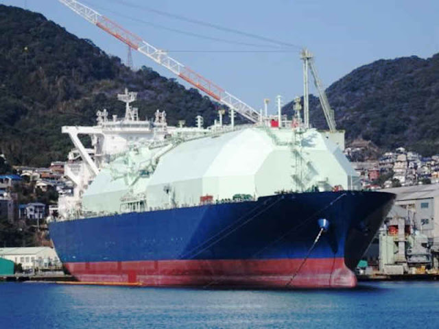 Inpex LNG Tanker Oceanic Breeze Makes First Call at Japan