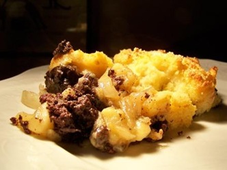 parmentier boudin assiette