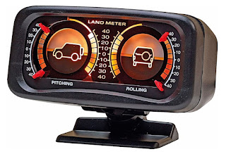 The inclinometer for offroad and sloping pitches. Even more often the inclinometer probably to a level pitch.