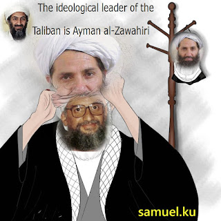 Talibanernas ideologiska ledarskap är Ayman al-Zawahiri