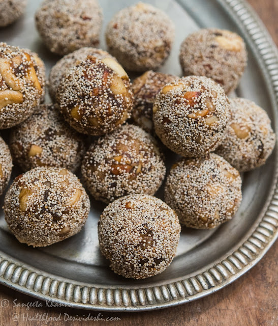 dates and nuts refined sugar free laddu 