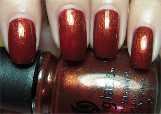 fire red Nail Art