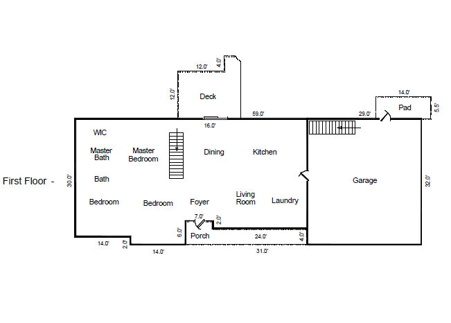 Floor Plan So You Can Picture What I M Talking About Hehe First Floor