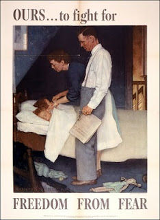 Norman Rockwell's Four Freedom: Freedom from fear