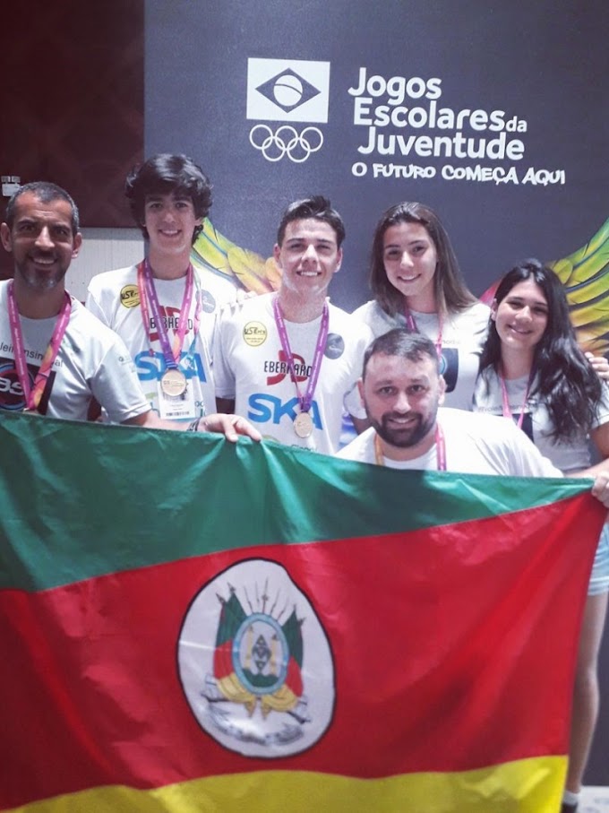 Estudantes gaúchos conquistam 40 medalhas nos Jogos Escolares 2019