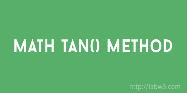 Math tan method