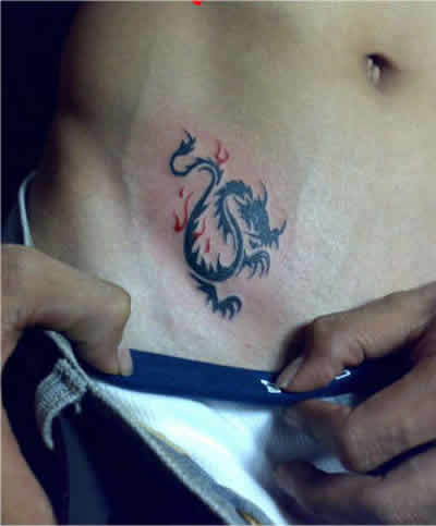 Small dragon tattoo designs are generally discovered on people almost all 