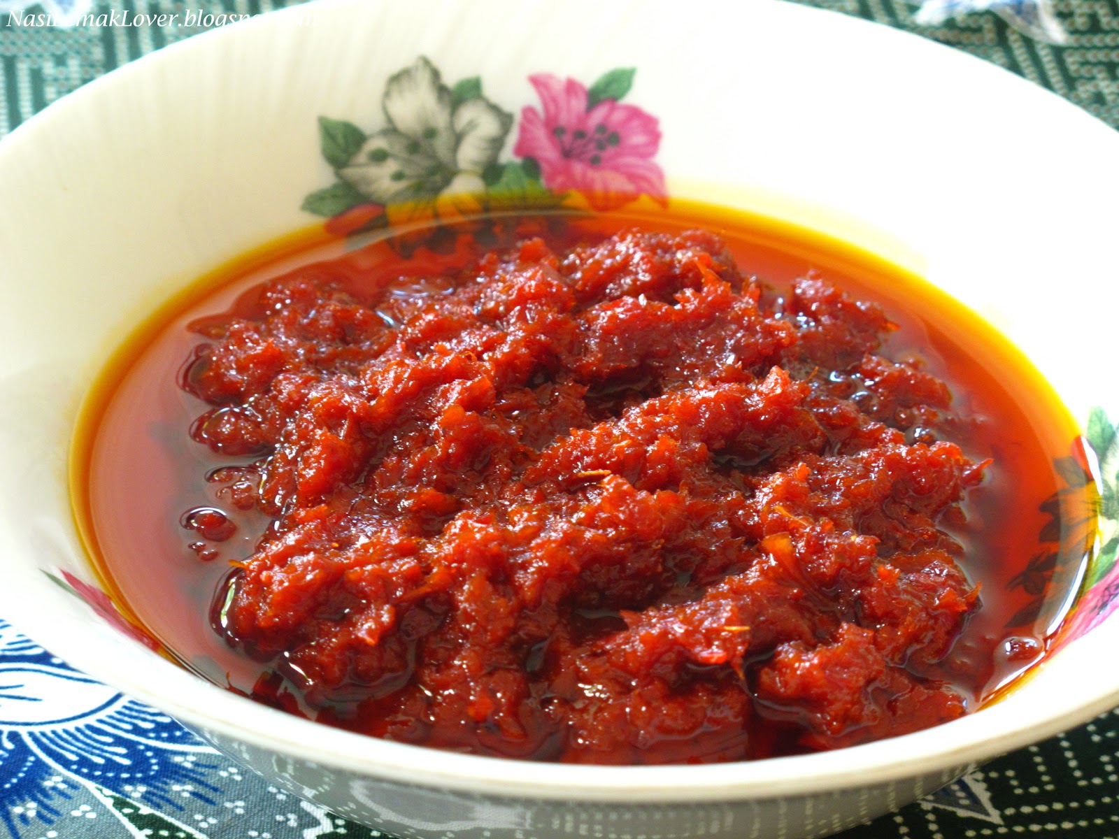 Nasi Lemak Lover Sweet sambal  tumis a CNY potluck