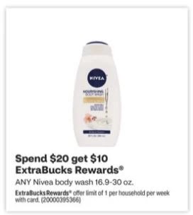 Nivea Body Wash CVS Deal