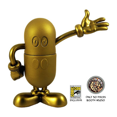 San Diego Comic-Con 2018 Exclusive Mickey Finn Gold Edition Vinyl Figure by COOP x 3DRetro
