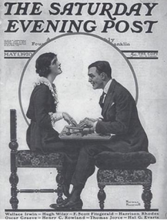 Saturday Evening Post. Fitzgerald on the cover