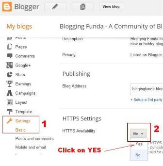 How to change your blog from non secure http protocol to secure https protocol