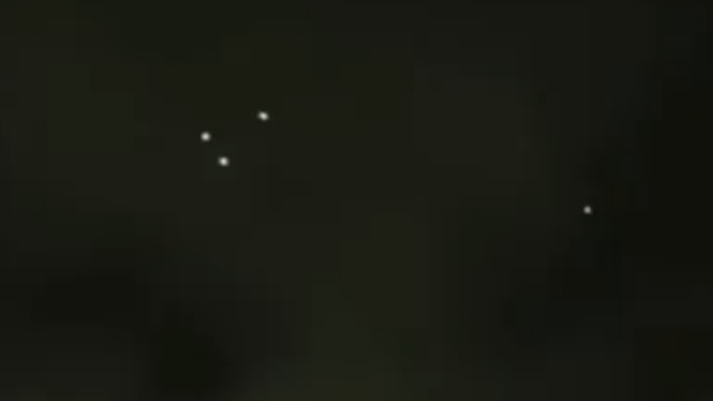 4 UFO Orbs flying in formation over San Pablo City Philipines.