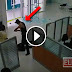 VIRAL CCTV Footage: Fearless Security Guard Fights Off The Two Bank Robbers In Just Seconds 
