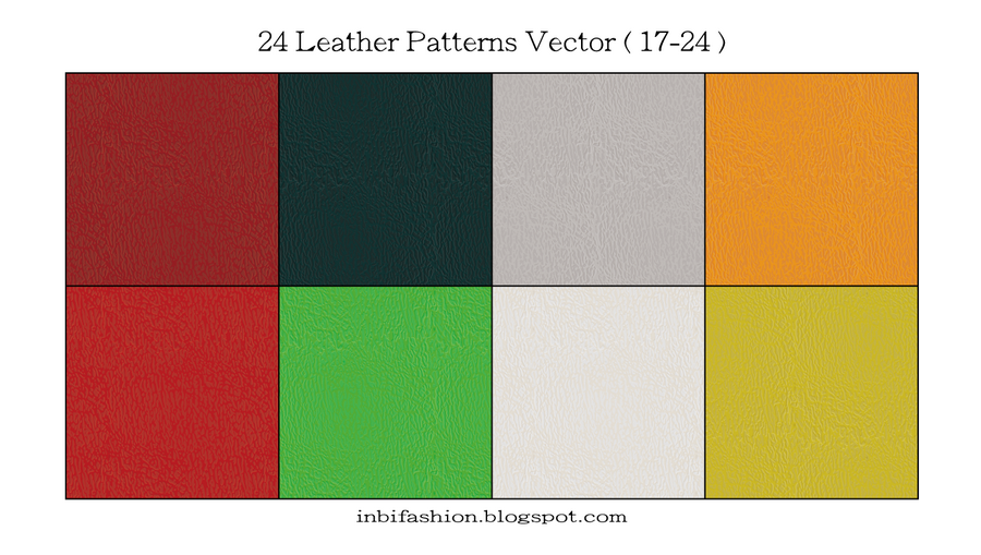 24 Leather Patterns Vector (17-24 )