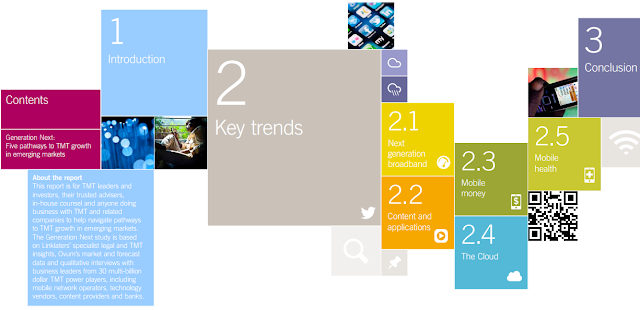 TMT Generation Next: ”Five pathways to TMT growth in emerging markets” Linklaters & Ovum