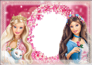 Barbie: Free Printable Frames or Invitations