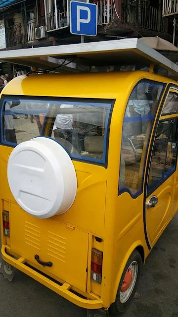 Meet This Tricycle (Keke) Powered by Solar System Made by a Nigerian