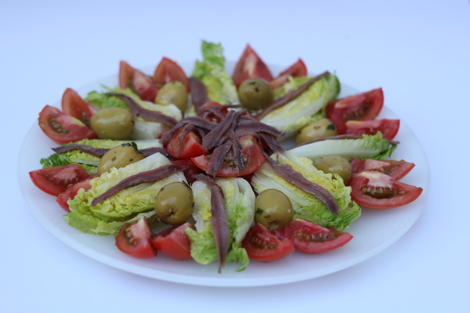 Ensalada con anchoas 