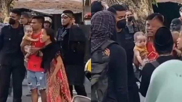 Viral Bayi 5 Bulan Sesak Nafas Kena Gas Air Mata, Ayahnya Diamankan Gegara Protes Polisi