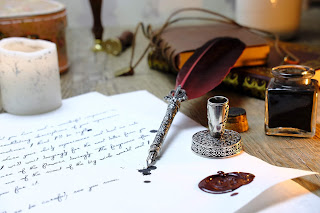 tools and materials for calligraphy art