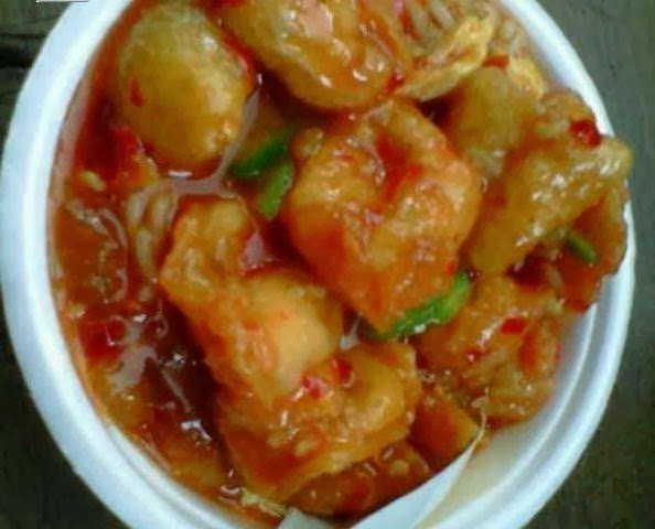 seblak siomay pedas