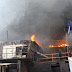 Breaking: Fire guts building in popular Balogun market