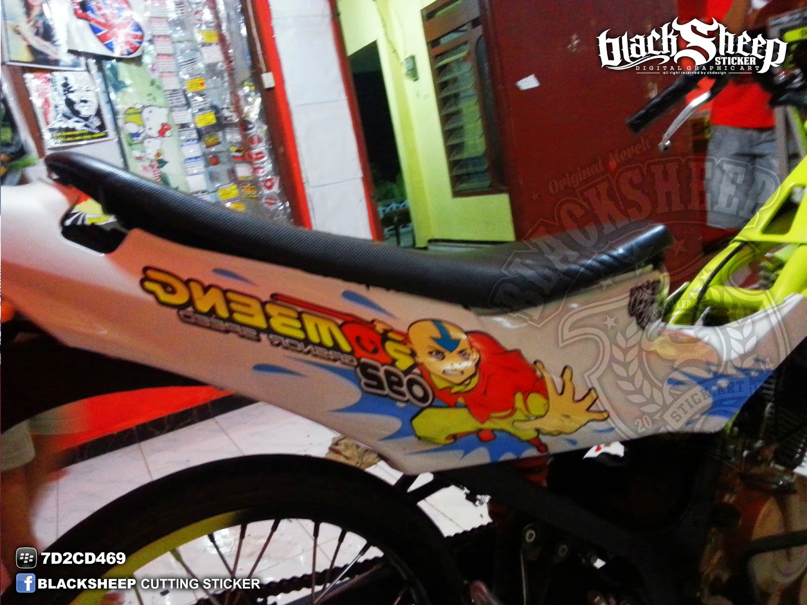 Foto Cutting Sticker Motor Satria Fu Modif Sticker