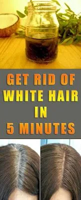 Whit This 5 Minutes Treatment Get Rid Of Gray Hair And Naturally Promote Hair Regrowth