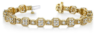 Vintage Quad Square Diamond Bracelet from Anjolee Jewelry.jpeg