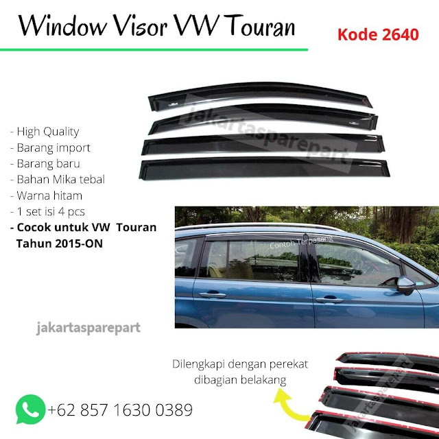 Talang Air atau Window Visor Volkswagen Touran