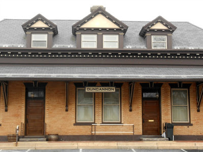 Historic Pennsylvania Railroad Train Station in Duncannon